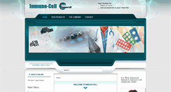 Desktop Screenshot of immuno-cell.com